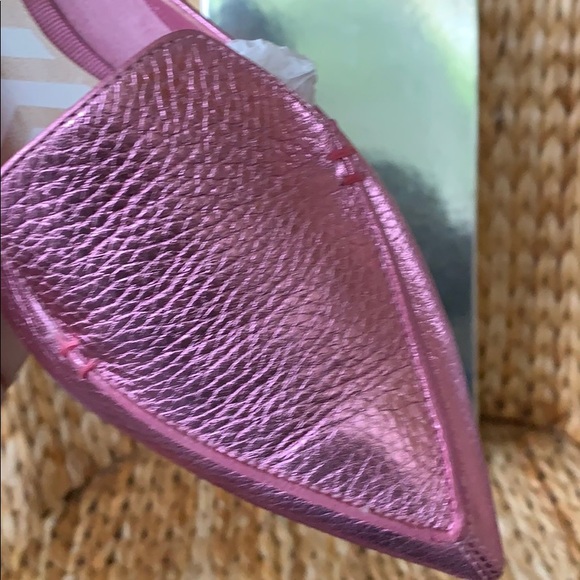 New in box Nicholas Kirkwood Pink Metallic Flats 40 / 9.5 - Picture 4 of 8